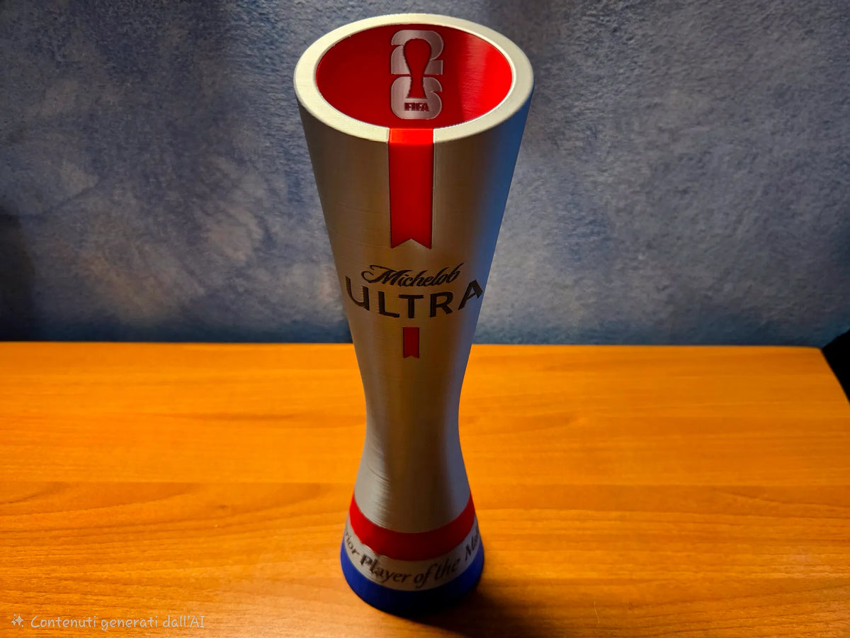 Coupe du Monde 26 - Trophée du Joueur Supérieur du Match - Sport Print
