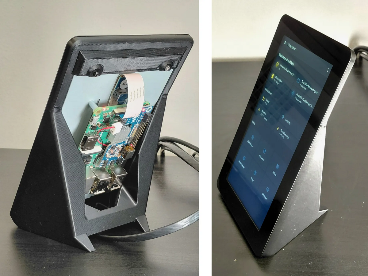 Support d'écran tactile 7 pouces Raspberry Pi - Tech Print
