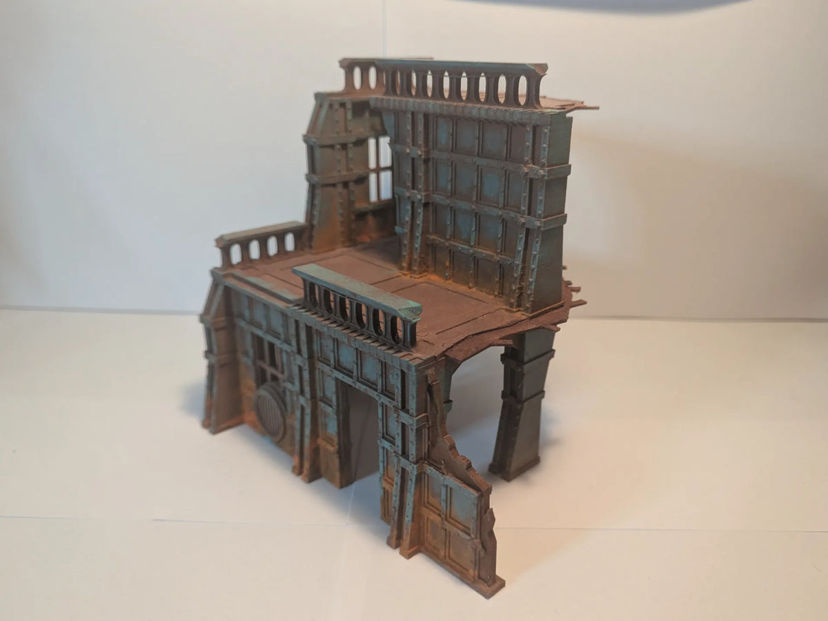 Ruines de l'usine - Maquette Print