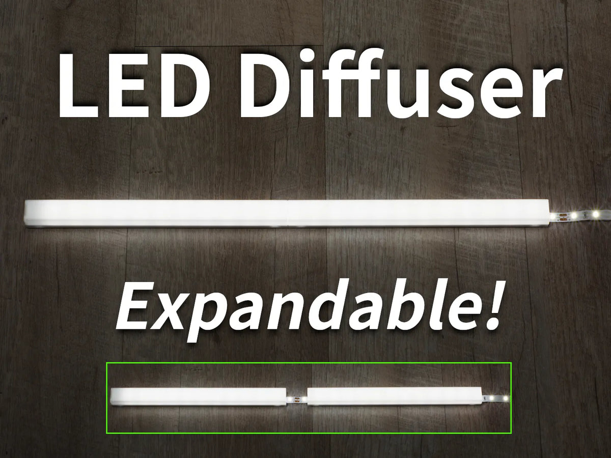 Diffuseur de bande lumineuse LED 8 mm (Compatible Govee) - Lumière Print