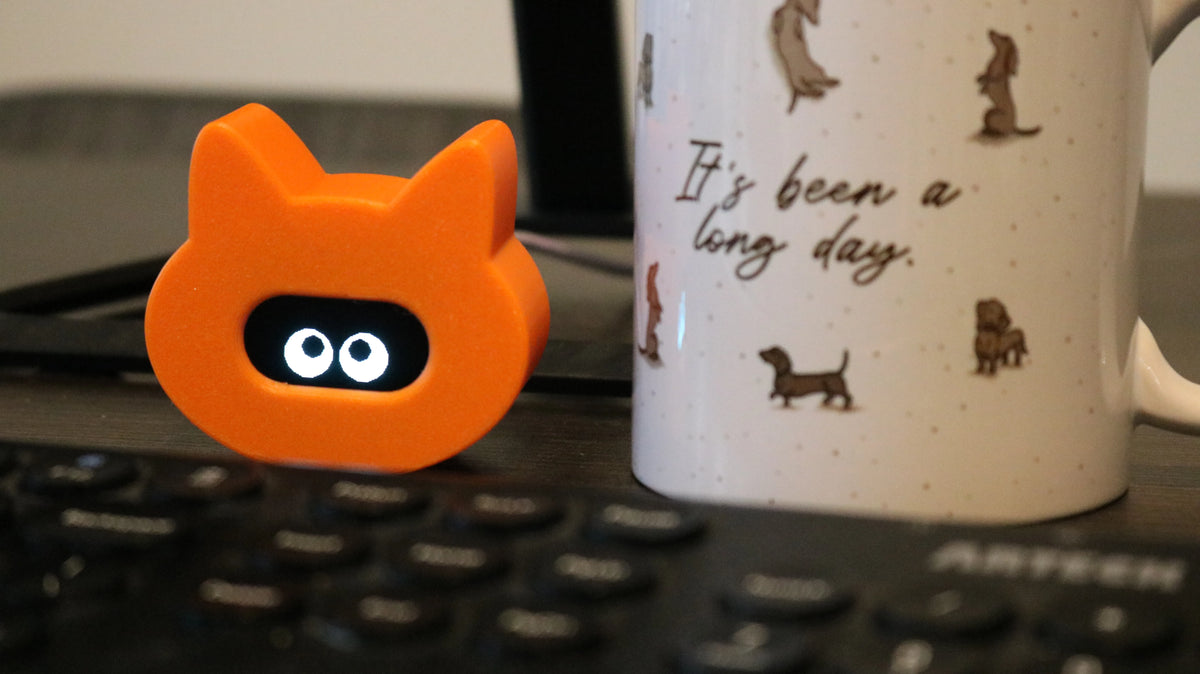 Chat Robot de Compagnie Interactif pour Bureau - Pet Print