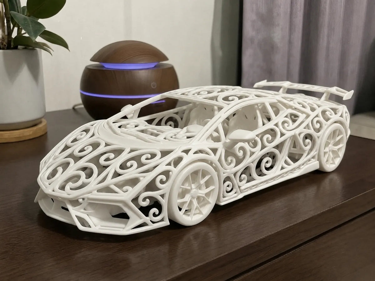 Lamborghini Revuelto Art Voronoi - Art Print