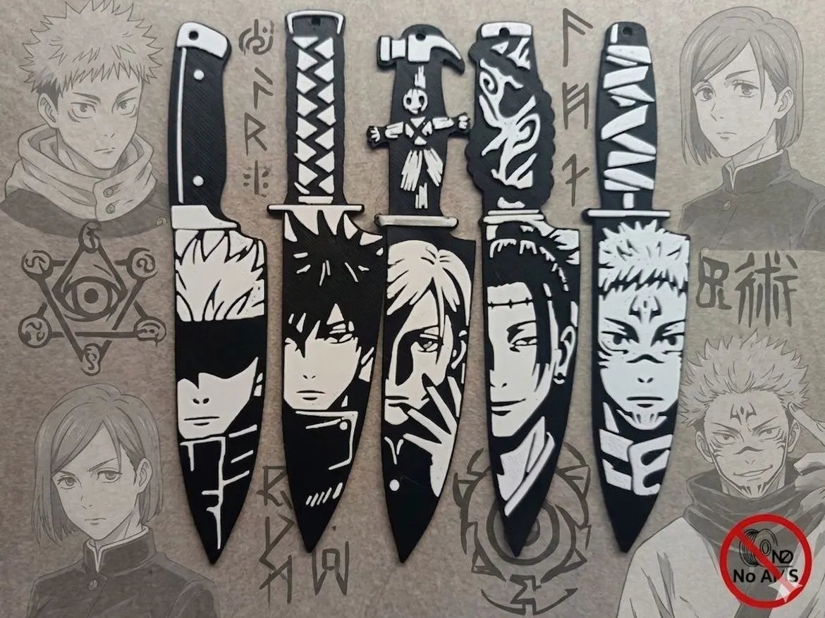 Jujutsu Kaisen : Série de designs Manga-Cut - Figurine Print