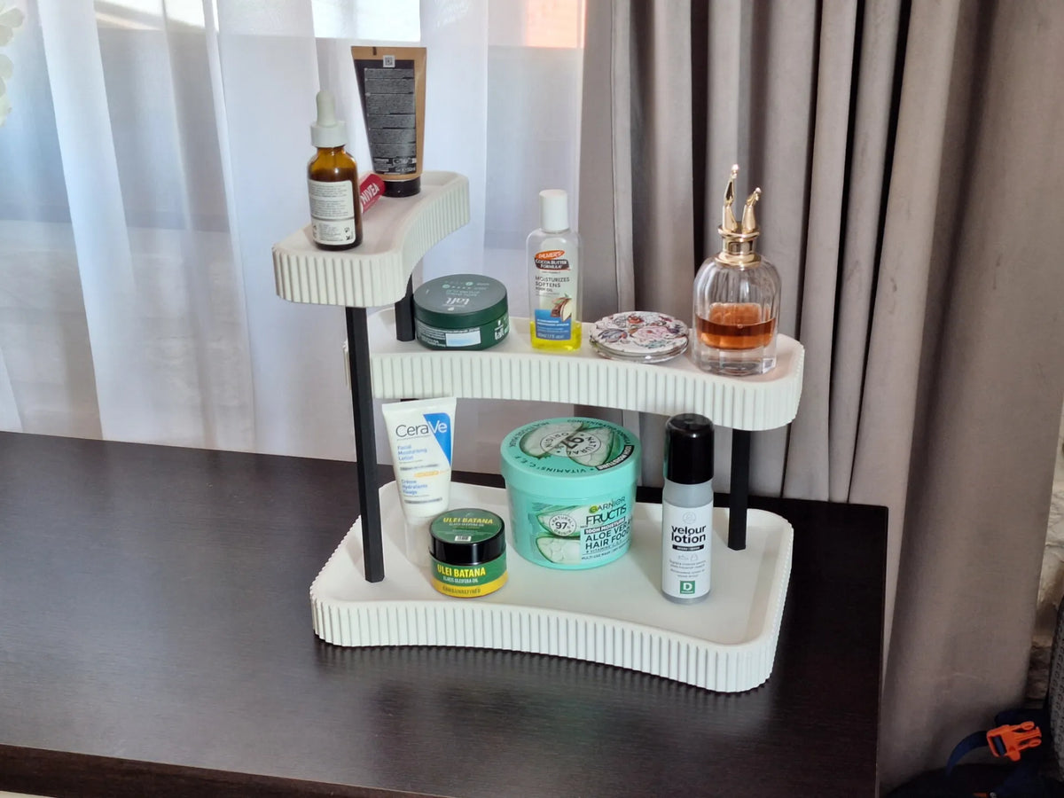 Plateau de maquillage à 3 niveaux - Beauté Print