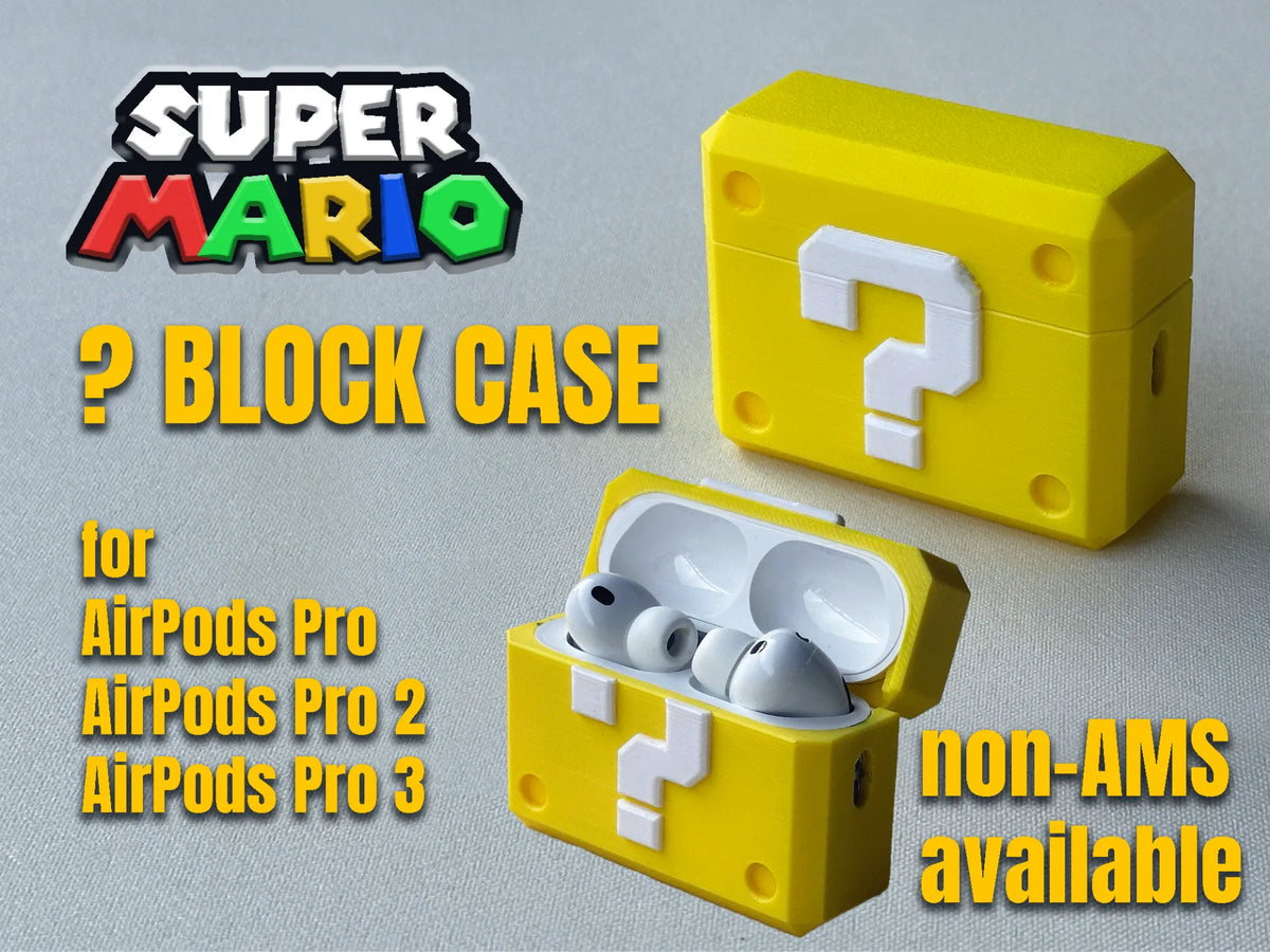 Étui pour AirPods Pro – Gen 1-3 en forme de bloc ? de Super Mario - Voyage Print