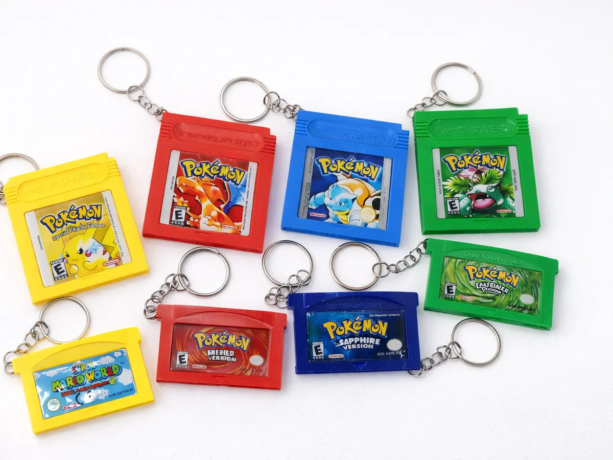 Porte-clés cartouche de jeu GameBoy et GBA - Tech Print