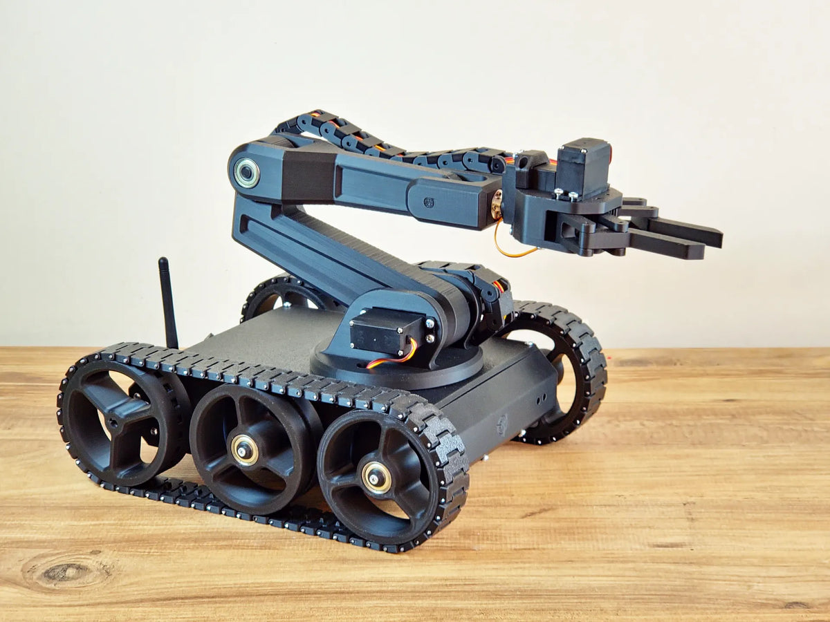 Rover RC chenillé avec bras robotique 6 DOF - Science Print