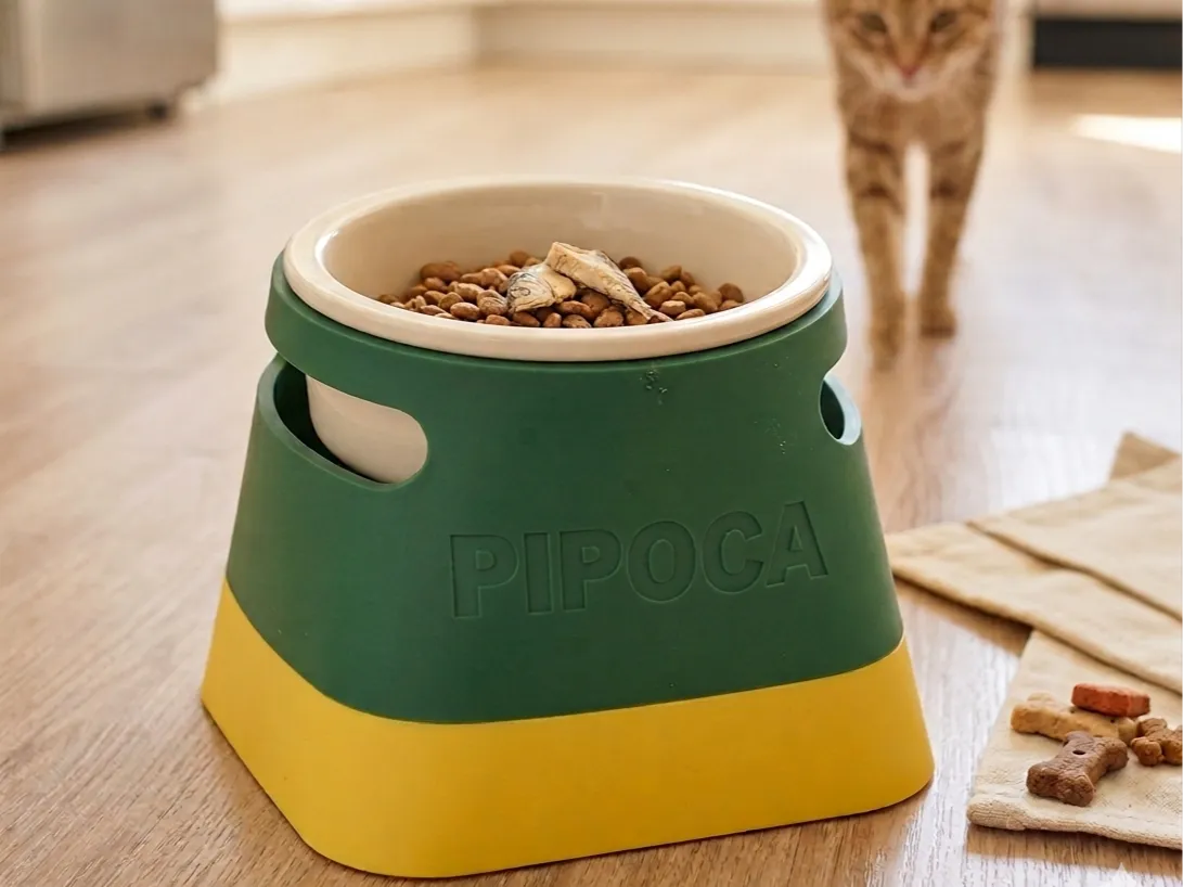 Support de Gamelle surélevée Personnalisée pour Animaux - Pet Print