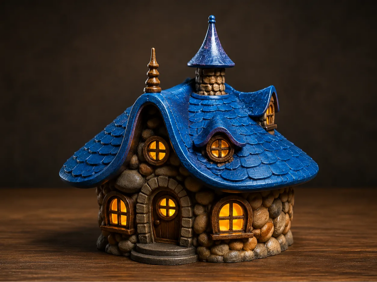 Chalet de fée fantastique – Maison mignonne à imprimer - Maquette Print