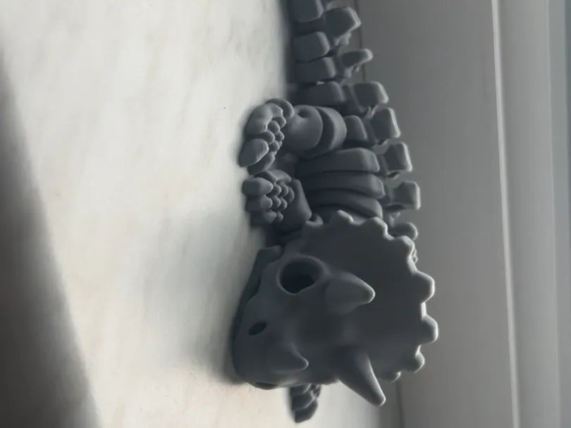 Squelette de tricératops flexible - Maquette Print