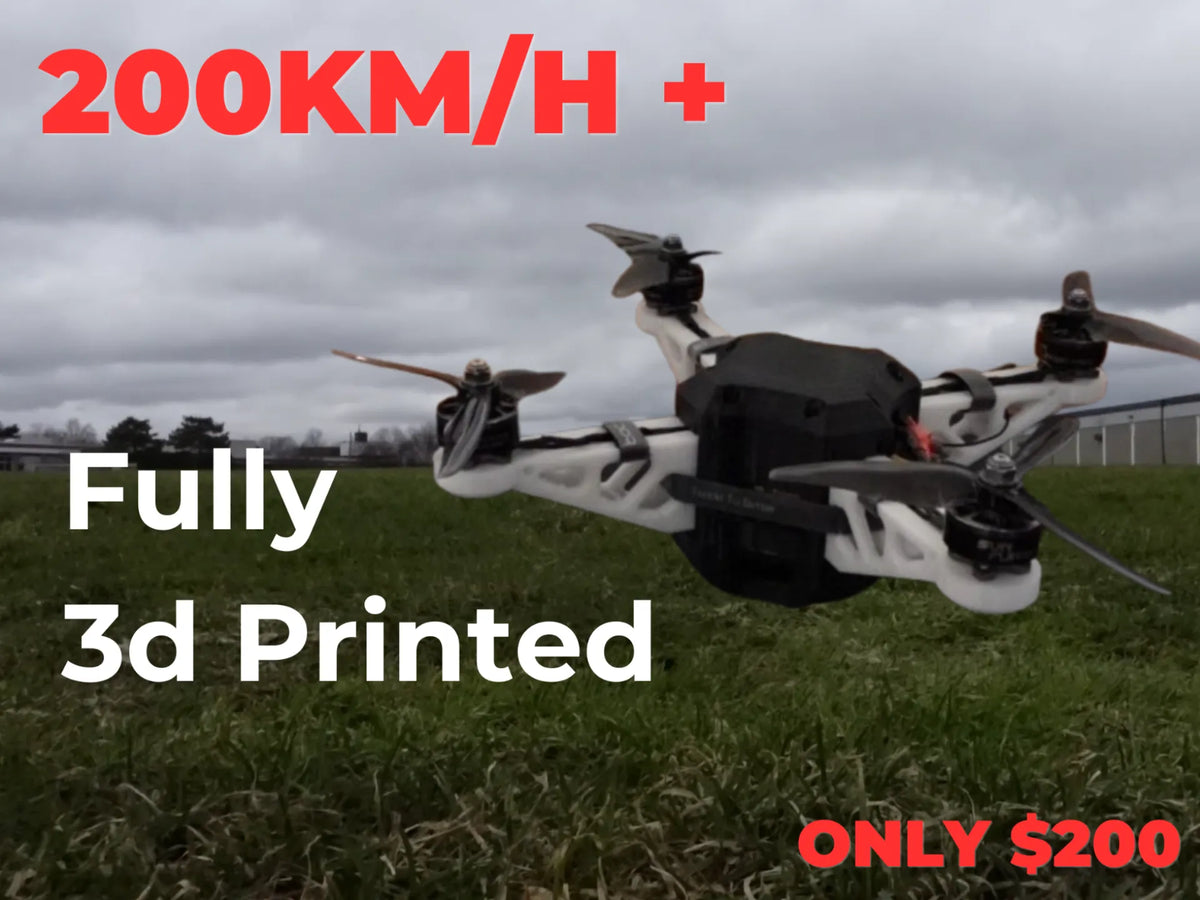 Drone imprimé en 3D à 200 km/h pour moins de 200 $ CA - Tech Print