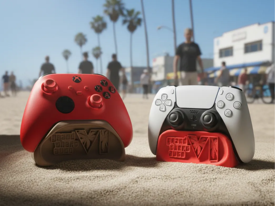 GTA6_PS5 & Xbox_Support_Manette - Tech Print