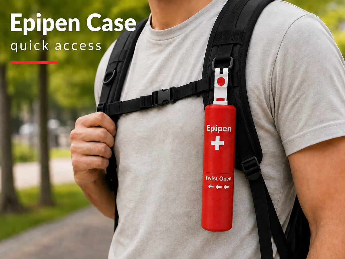 Étui d'urgence pour EpiPen pour sac à dos - Outdoor Print