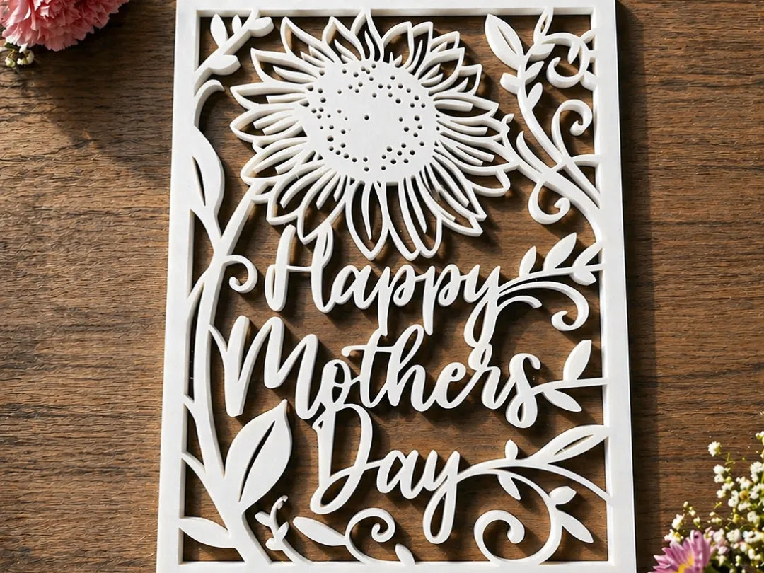 Décoration (carte) pour la fête des mères - Cadeau Print