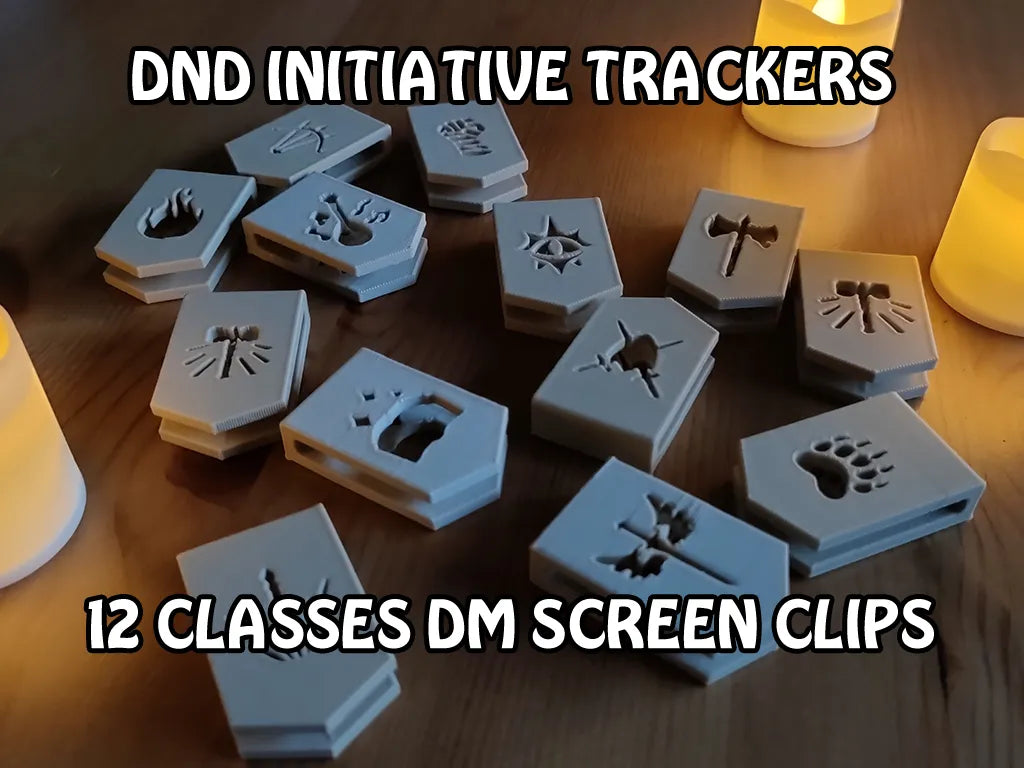 Suiveurs d'initiative pour classes Dnd - Geek Print