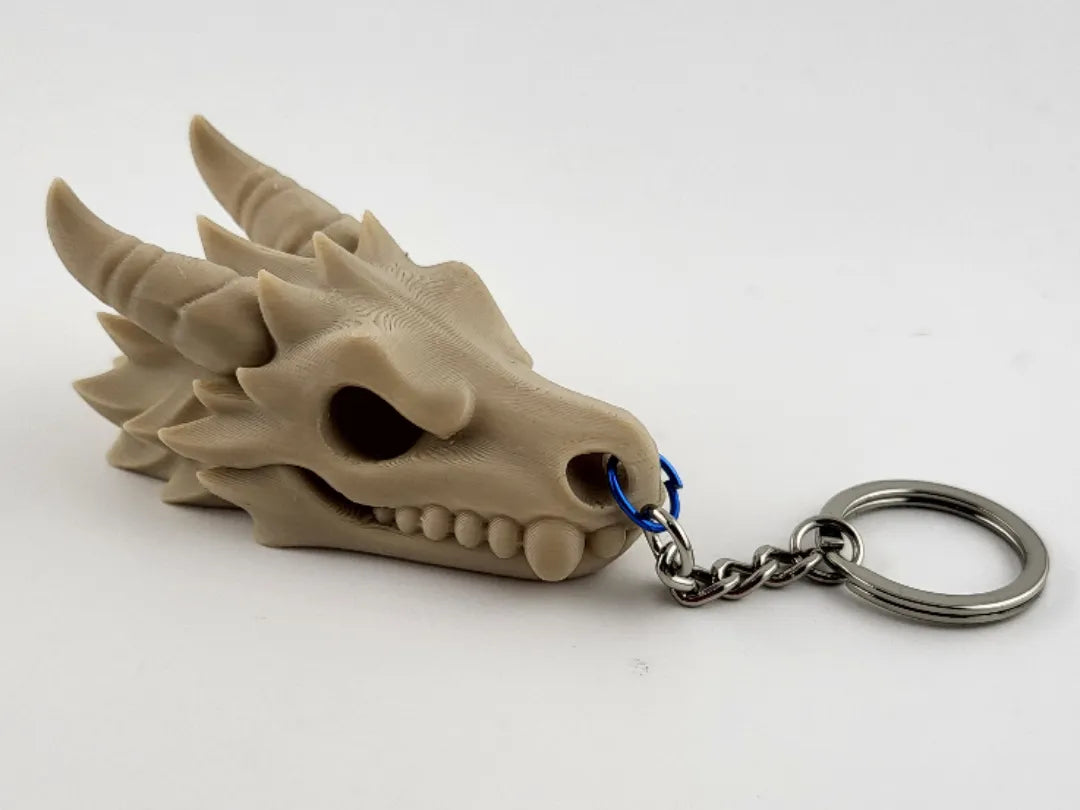Porte-clés Crâne de Dragon - Cadeau Print
