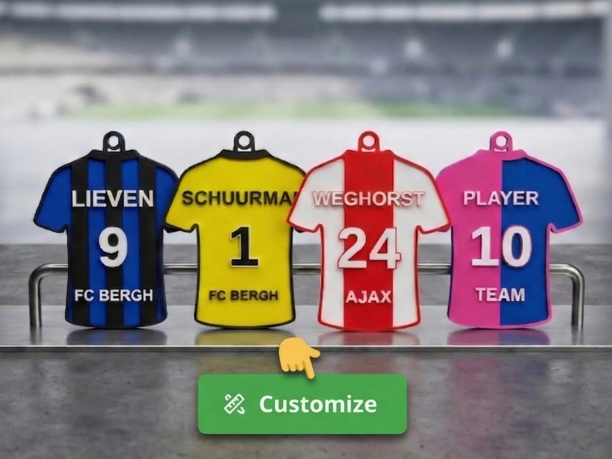 Porte-clés Maillot de foot personnalisable - Cadeau Print