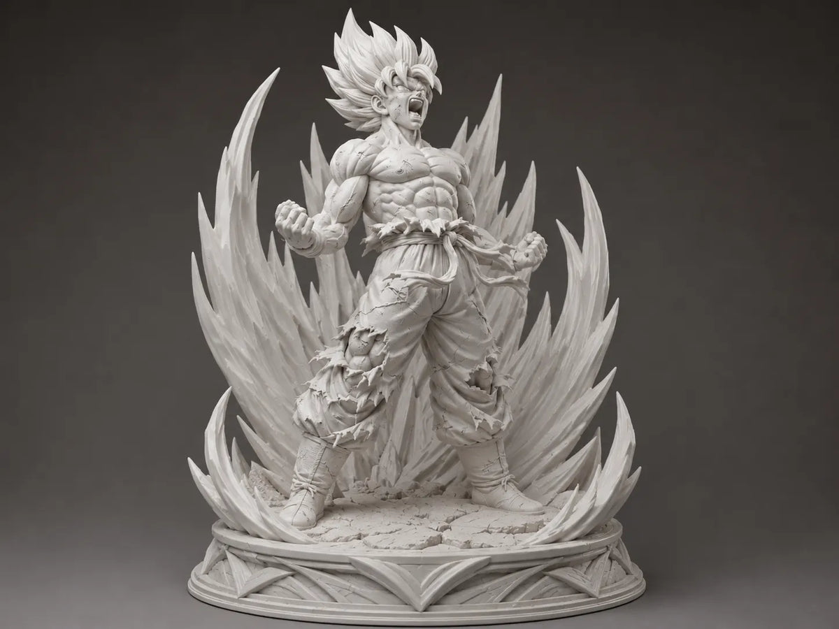 Goku SSJ Saga Namek Figurine Dragon Ball - Figurine Print