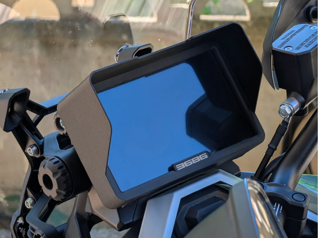 Pare-soleil TFT et bouclier anti-éblouissement pour Zontes 368G - Auto Print