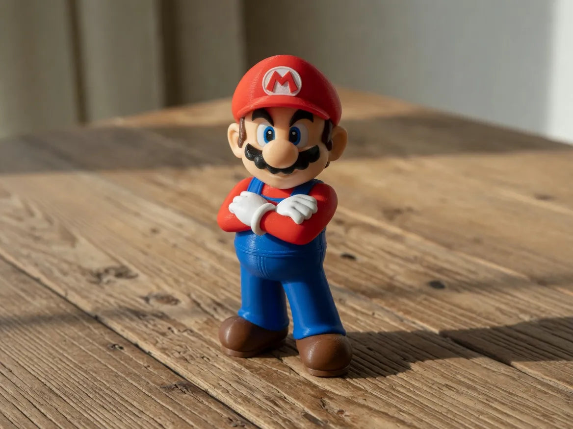 Figurine Mario Bras Croisés – Super Mario - Figurine Print