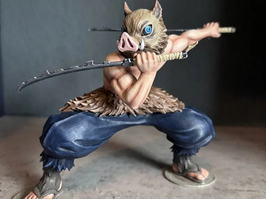 Inosuke - Tueur de démons - Figurine Print