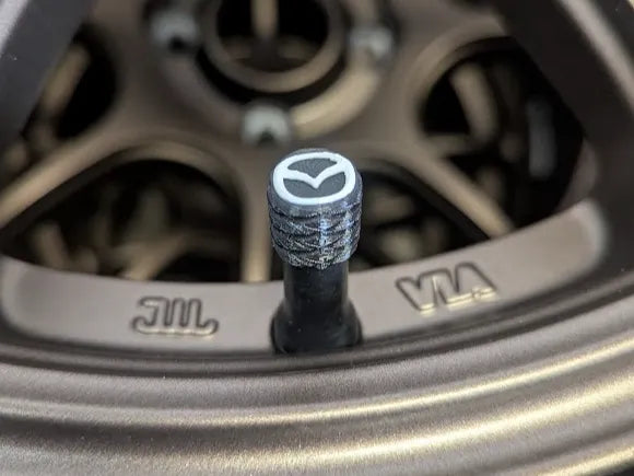 Bouchon de valve de pneu avec emblème Mazda - Auto Print
