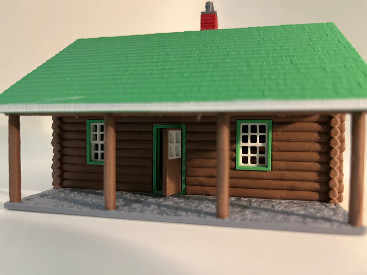 La Cabane Échelles HO et N - Maquette Print