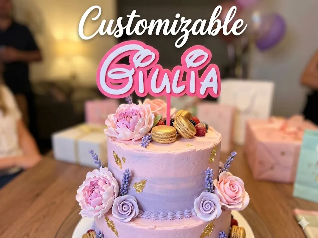 Générateur de Cake Topper Disney - Fêtes Print
