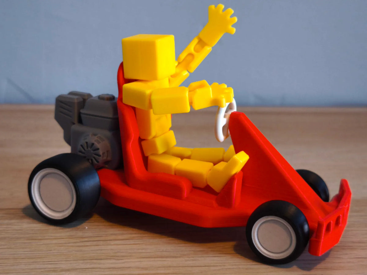 Go-kart Blank Man - Auto Print