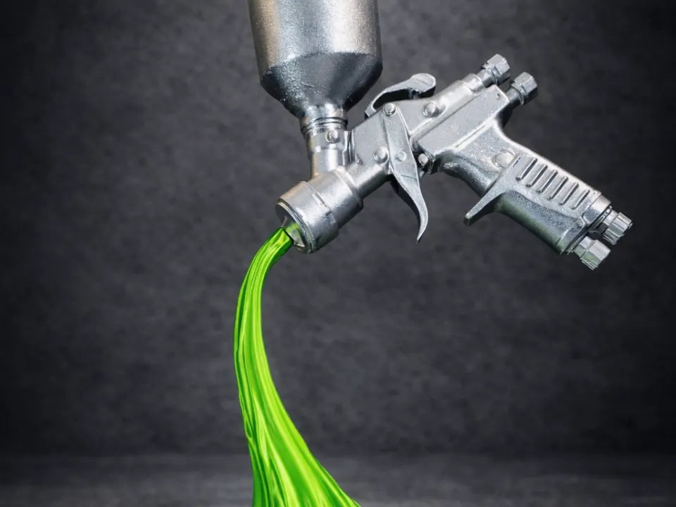 Débordement de pistolet à peinture – Décor de garage et de carrosserie - Auto Print