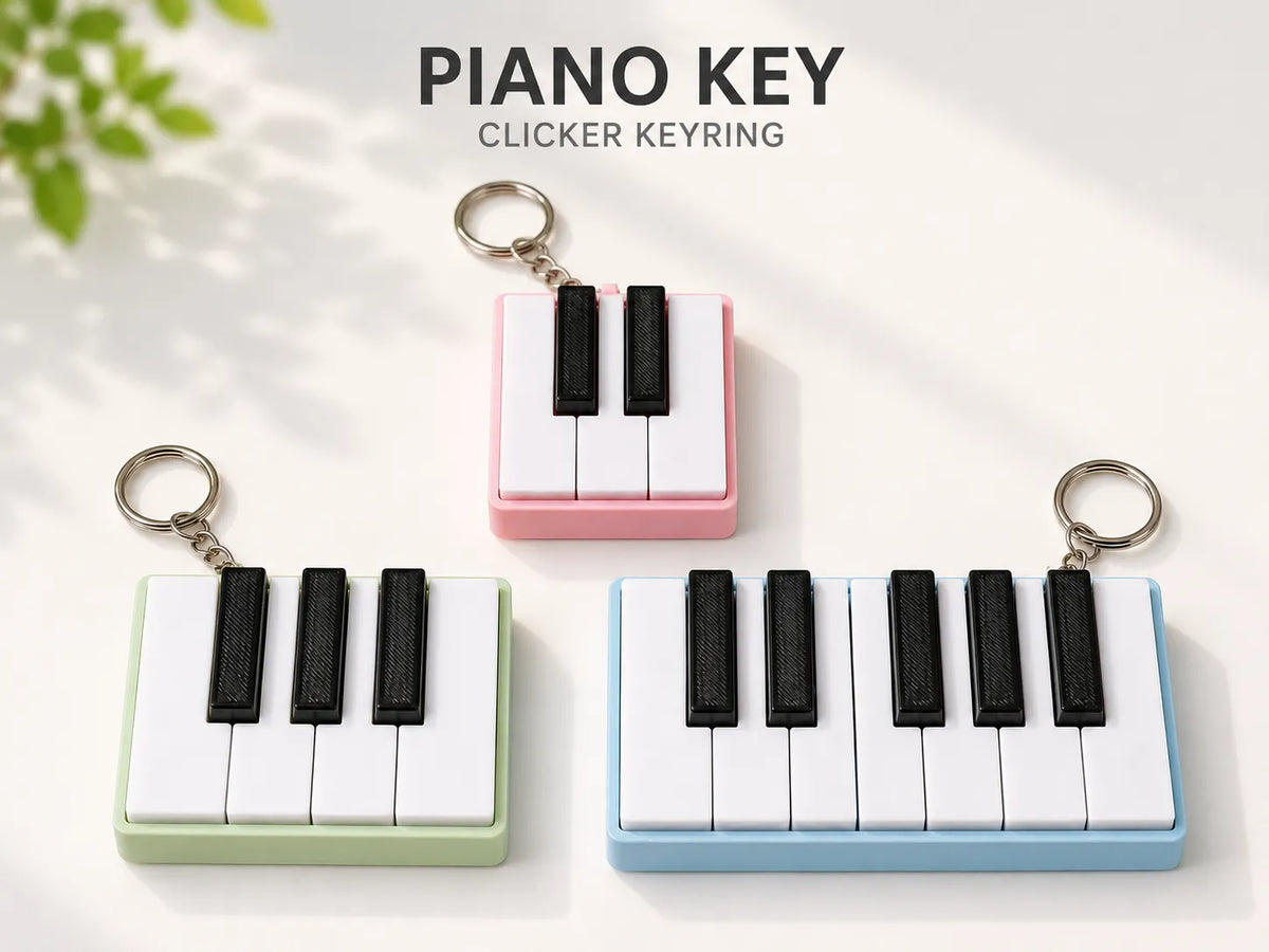 Porte-clés Piano Clicker - Music Print