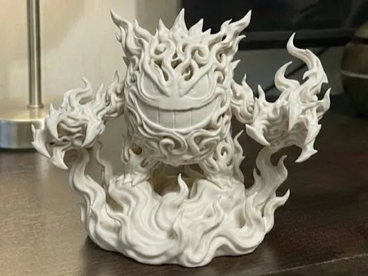 Gengar - Le Pokémon Ombre - Lumière Print