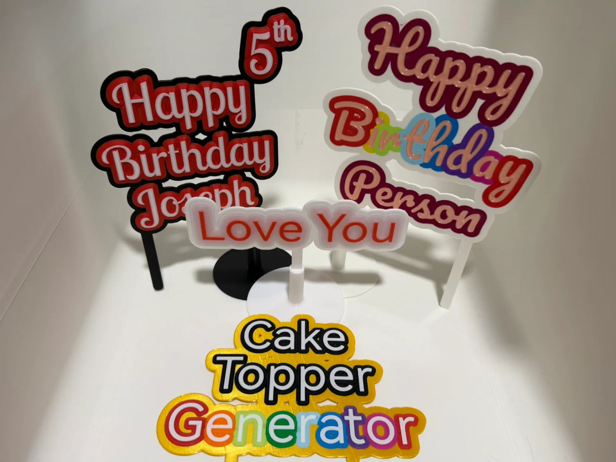 Décor de gâteau personnalisé - Fêtes Print