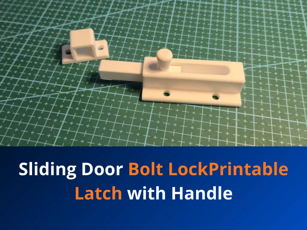 Verrou de porte coulissante – Loquet imprimable avec poignée - Bébé Print