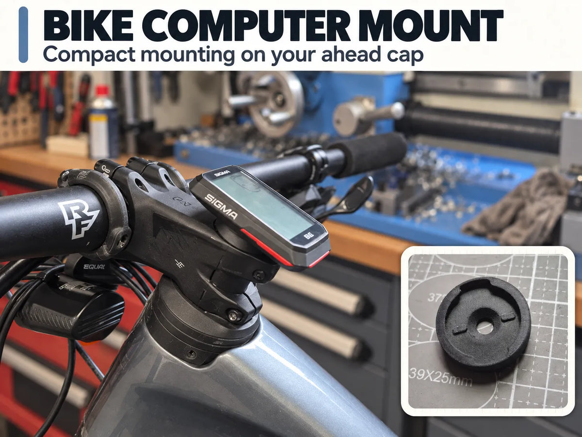 Support de compteur de vélo Capuchon de potence Sigma Garmin Wahoo - Vélo Print