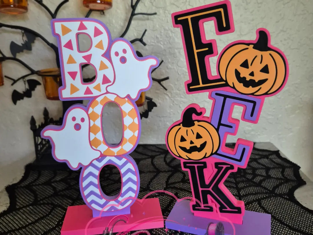 BOO & EEK Décoration Panneaux Halloween - NFC Print