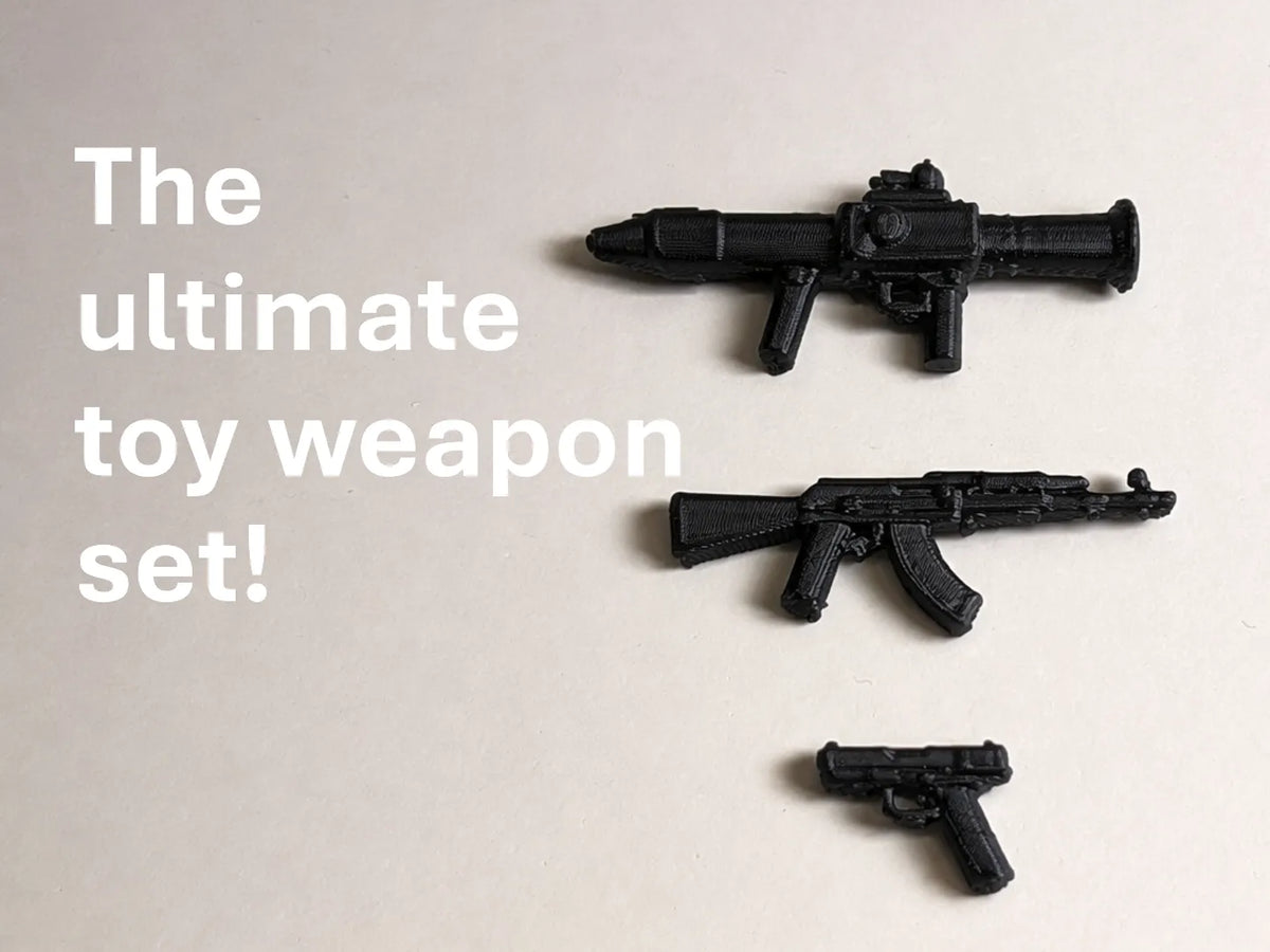 Petit ensemble d'armes, compatible avec les briques de construction - Bébé Print