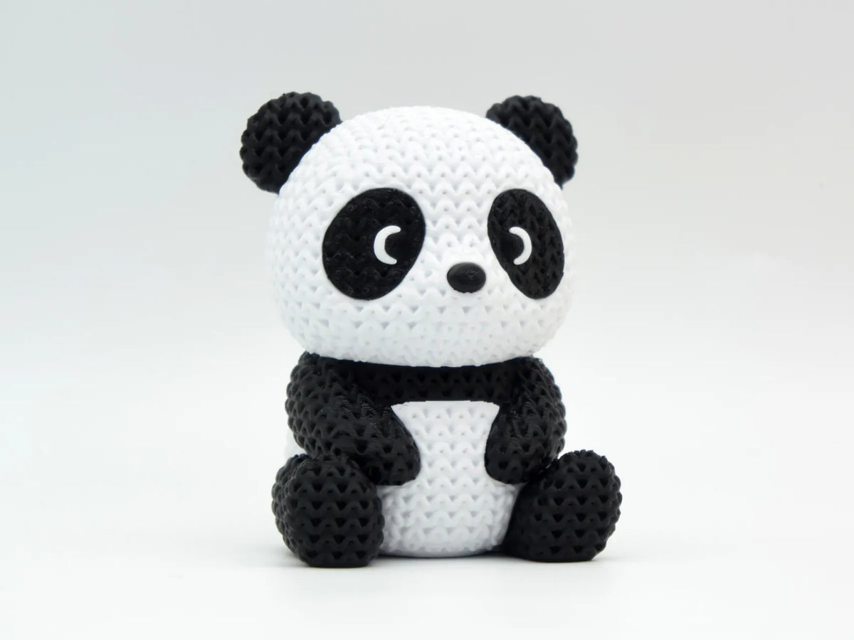 Panda tricoté - Figurine Print