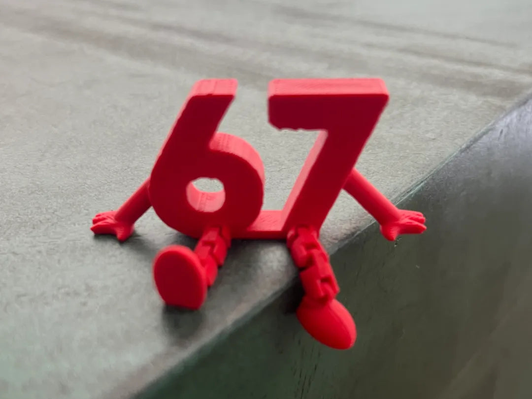 67 Compagnon de bureau - Figurine Print