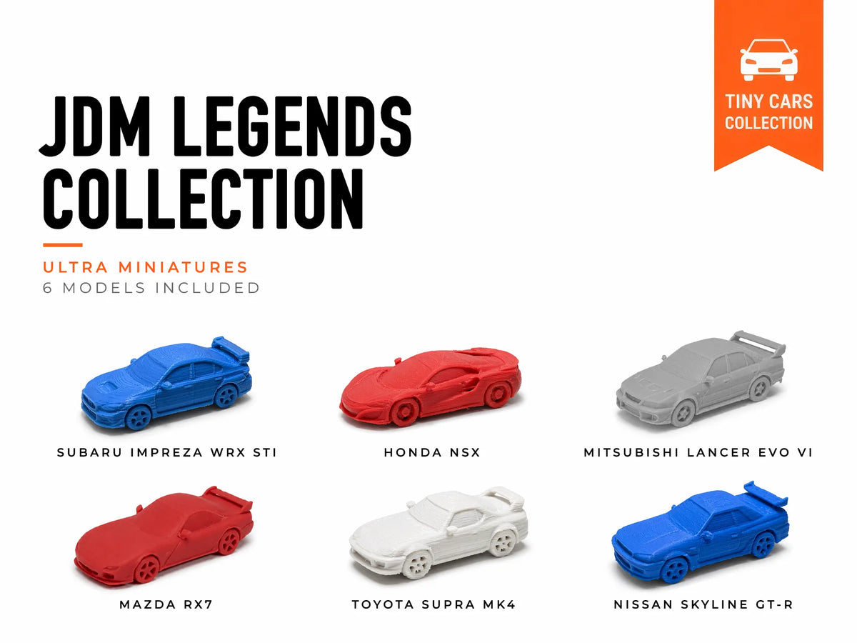 Petite collection de légendes JDM - Série Mini Voitures - Auto Print