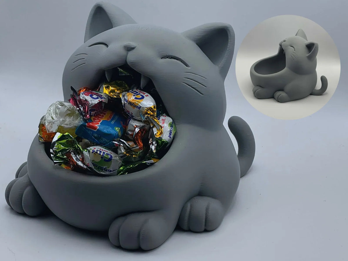 Chat Bol Baillement – mignon chaton de rangement - Geek Print