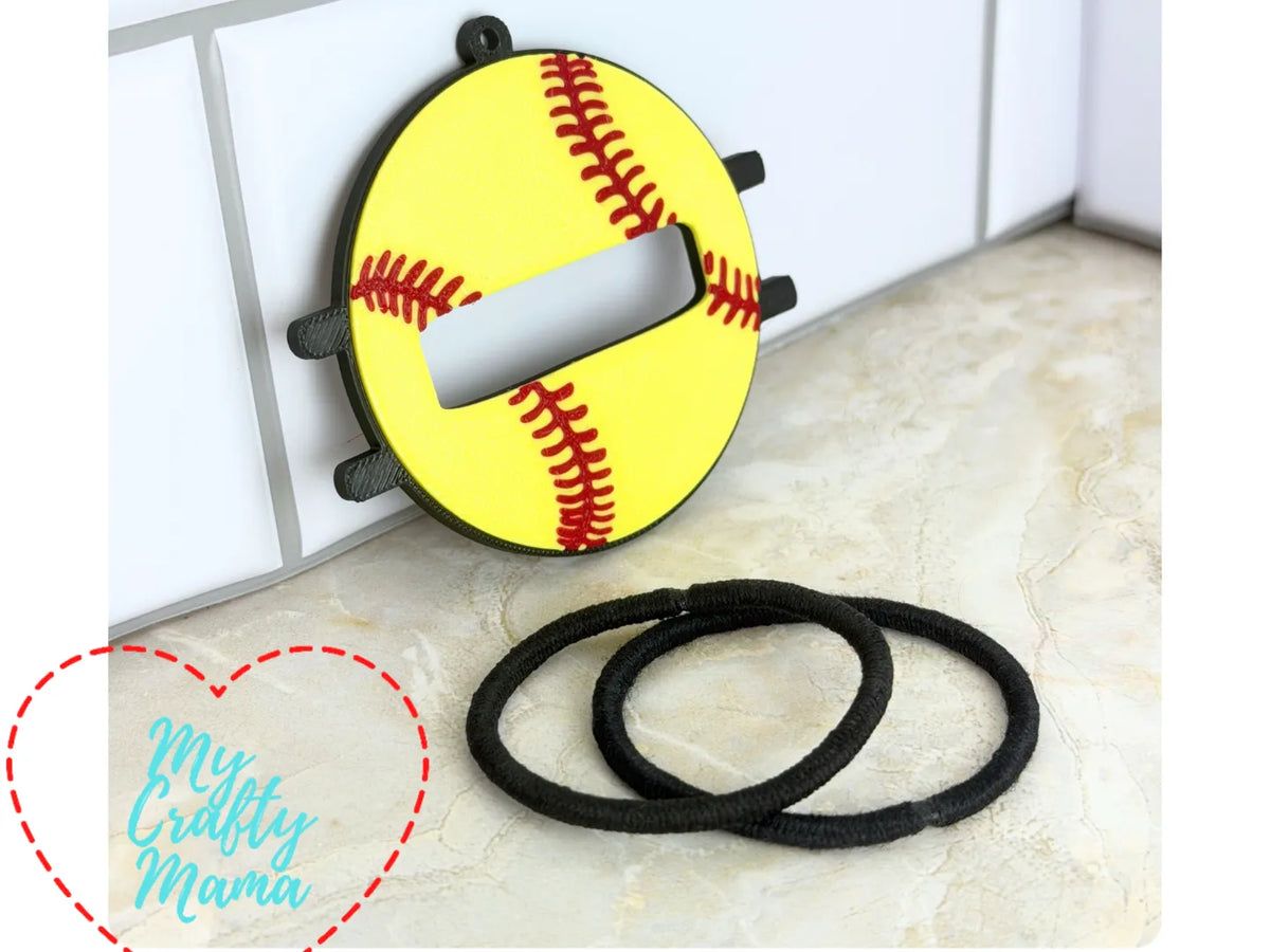 Porte-clés bandeau de softball - Sport Print