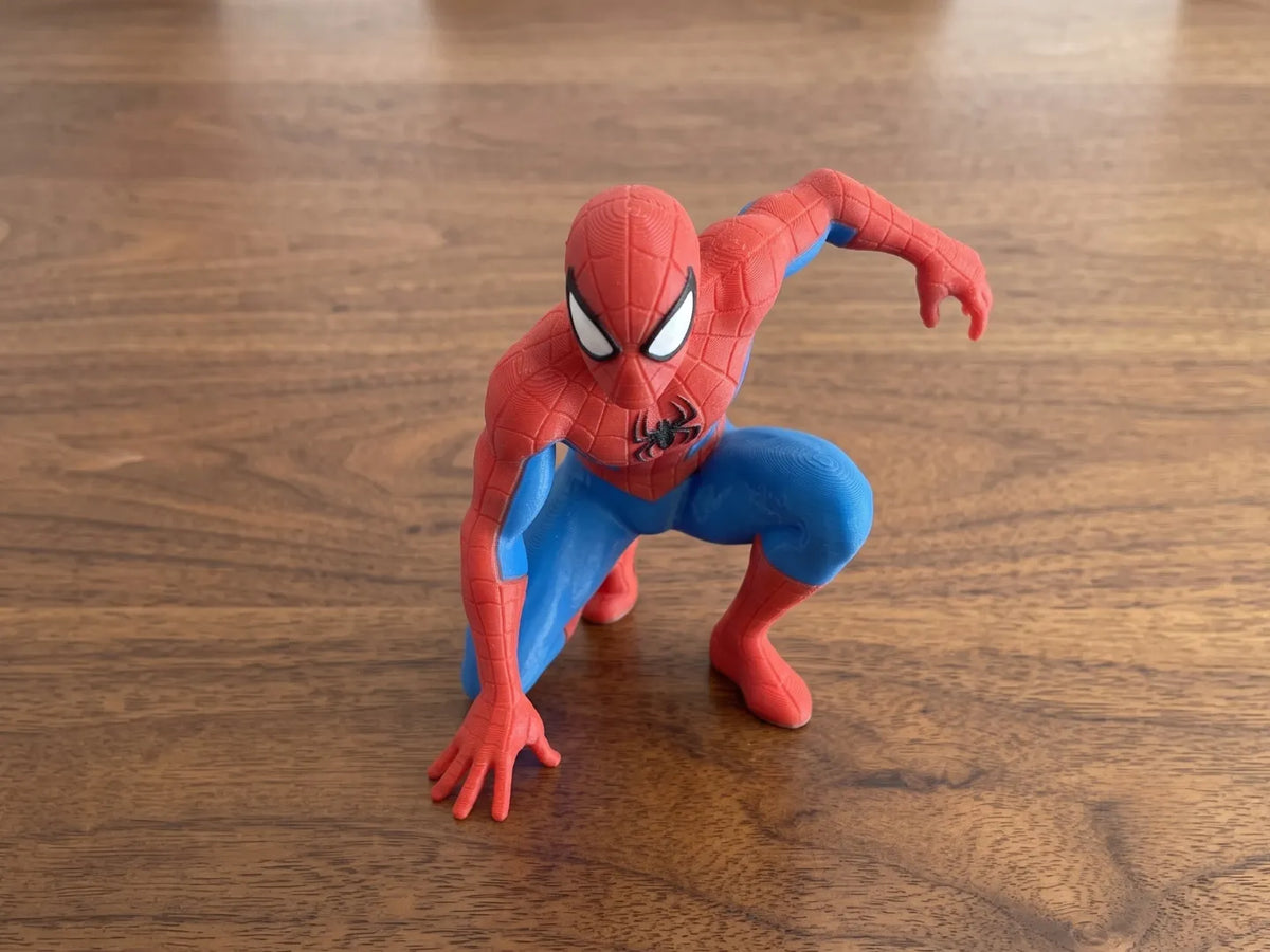 Figurine Spider-Man en position d'atterrissage - Figurine Print