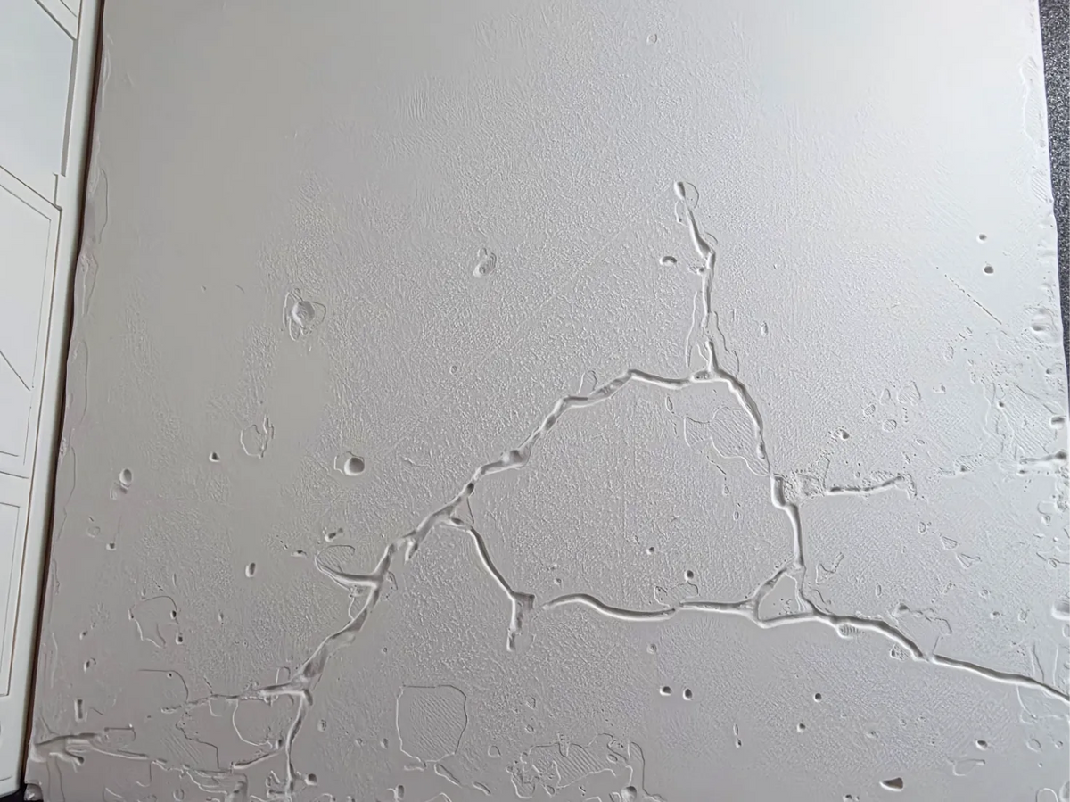 Plancher en béton à l'échelle 1/12 pour diorama - Maquette Print
