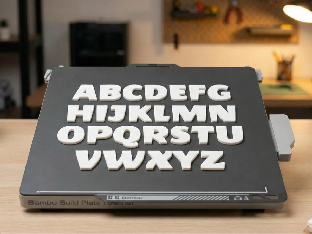 Alphabet ou n'importe quel texte dans n'importe quelle police - Art Print