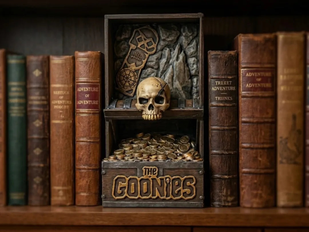 Le serre-livres des Goonies - Le trésor de Willy le Borgne - Geek Print