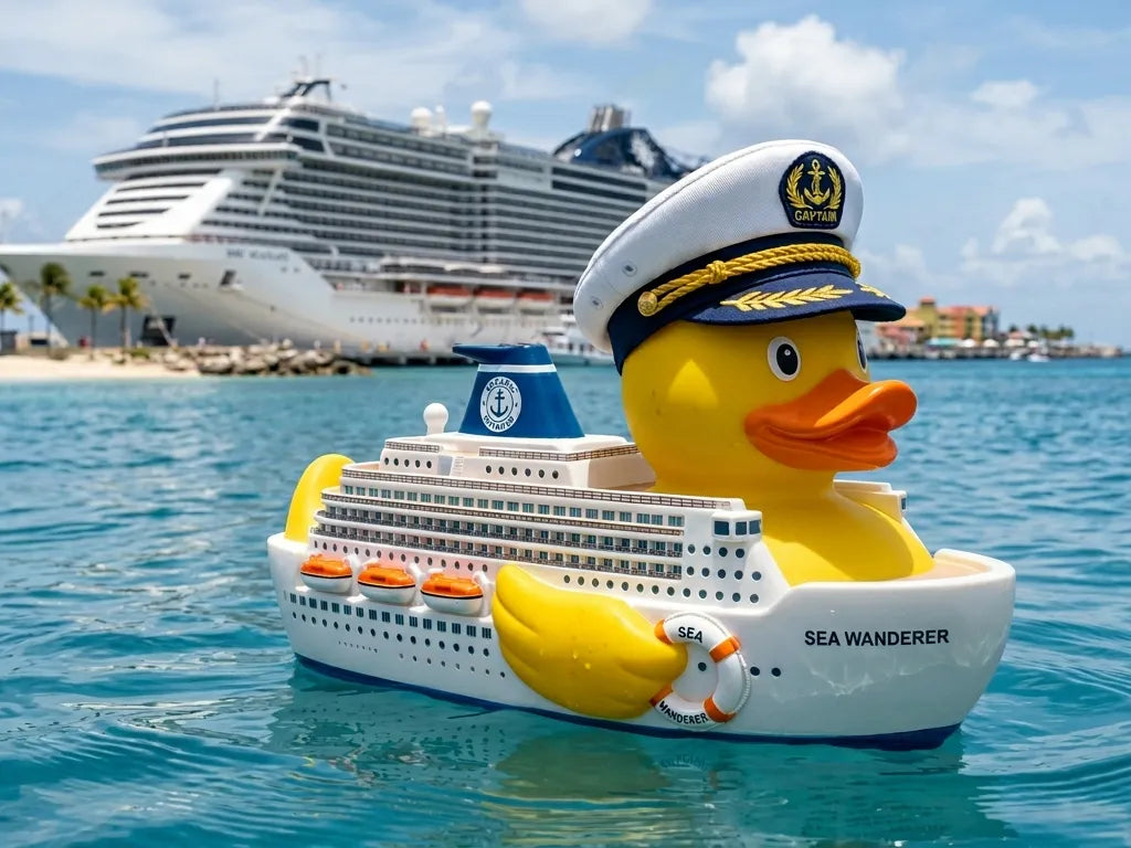 Canard en caoutchouc de bateau de croisière - Bébé Print