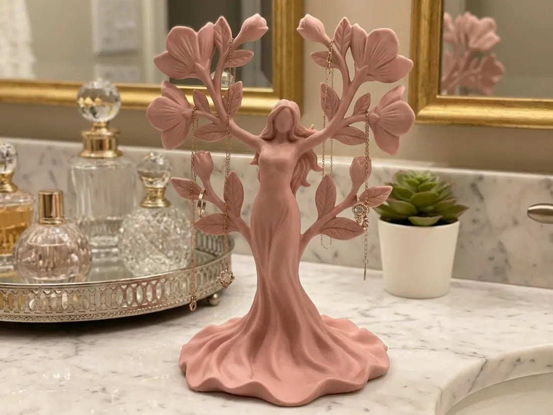 Déesse du Printemps Magnolia Arbre à Bijoux - Bijoux Print