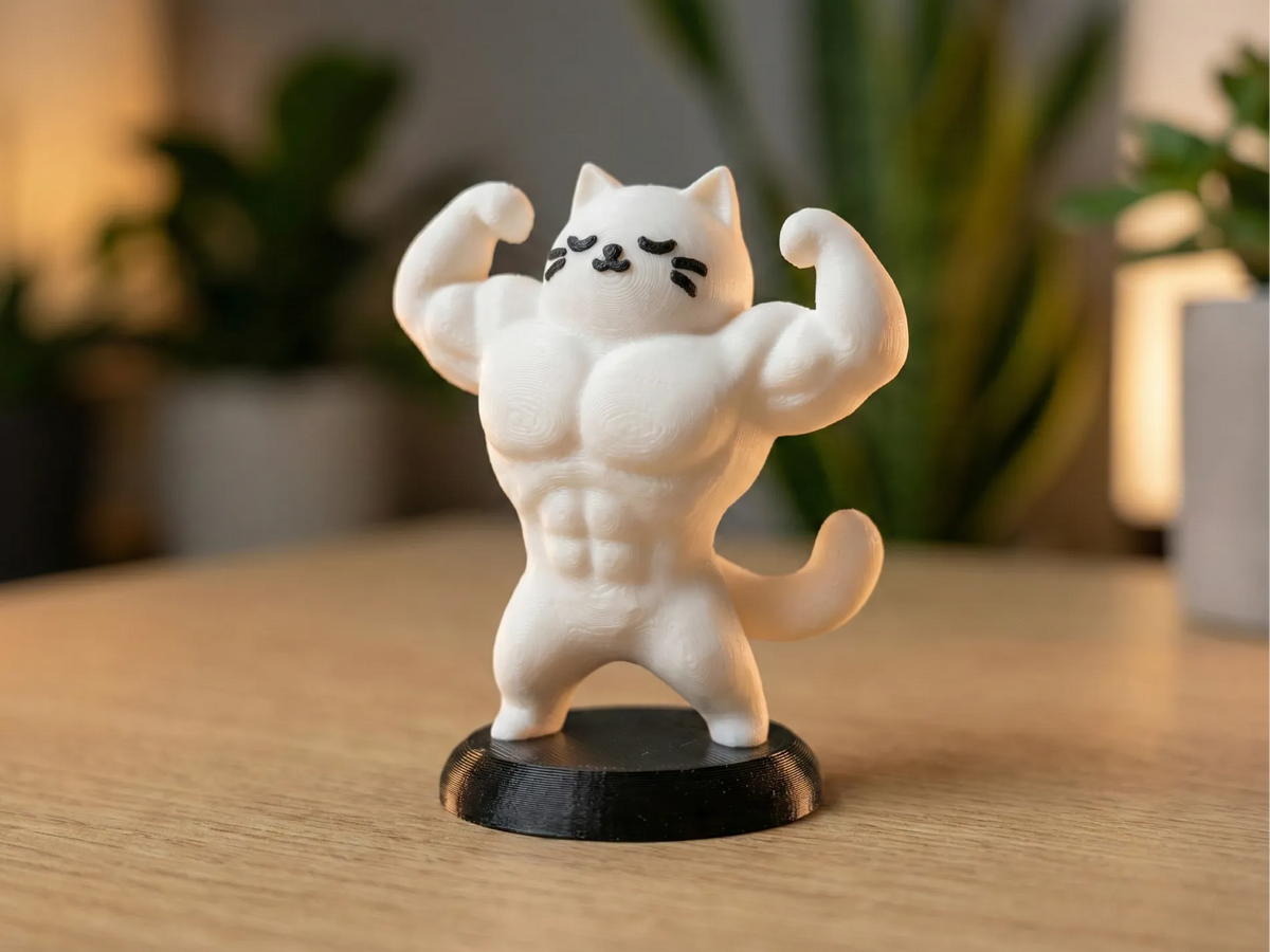 Chat musclé - Sport Print