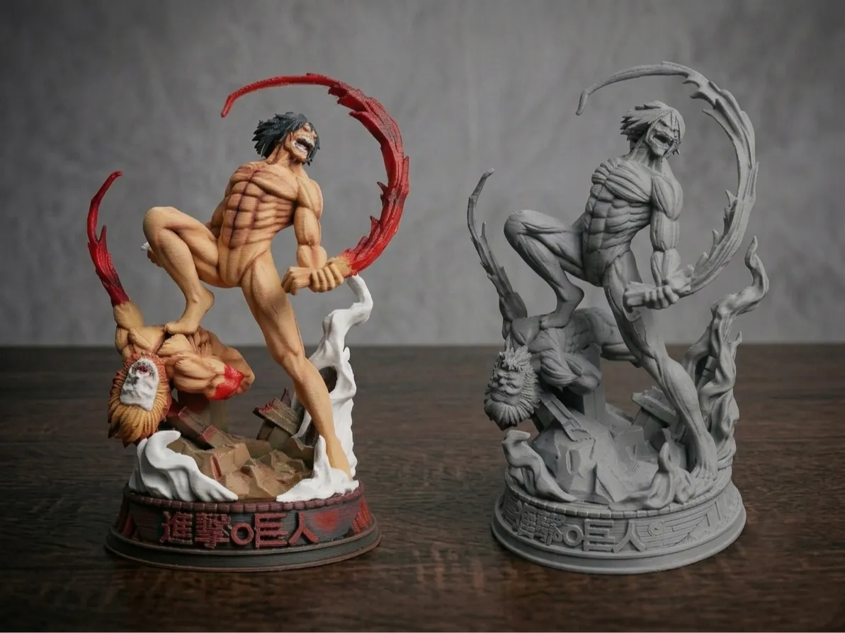 Eren Jaeger contre le Titan Mâchoire – L'Attaque des Titans - Geek Print